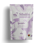 Sibahle lavender bath salts packaging on a white background